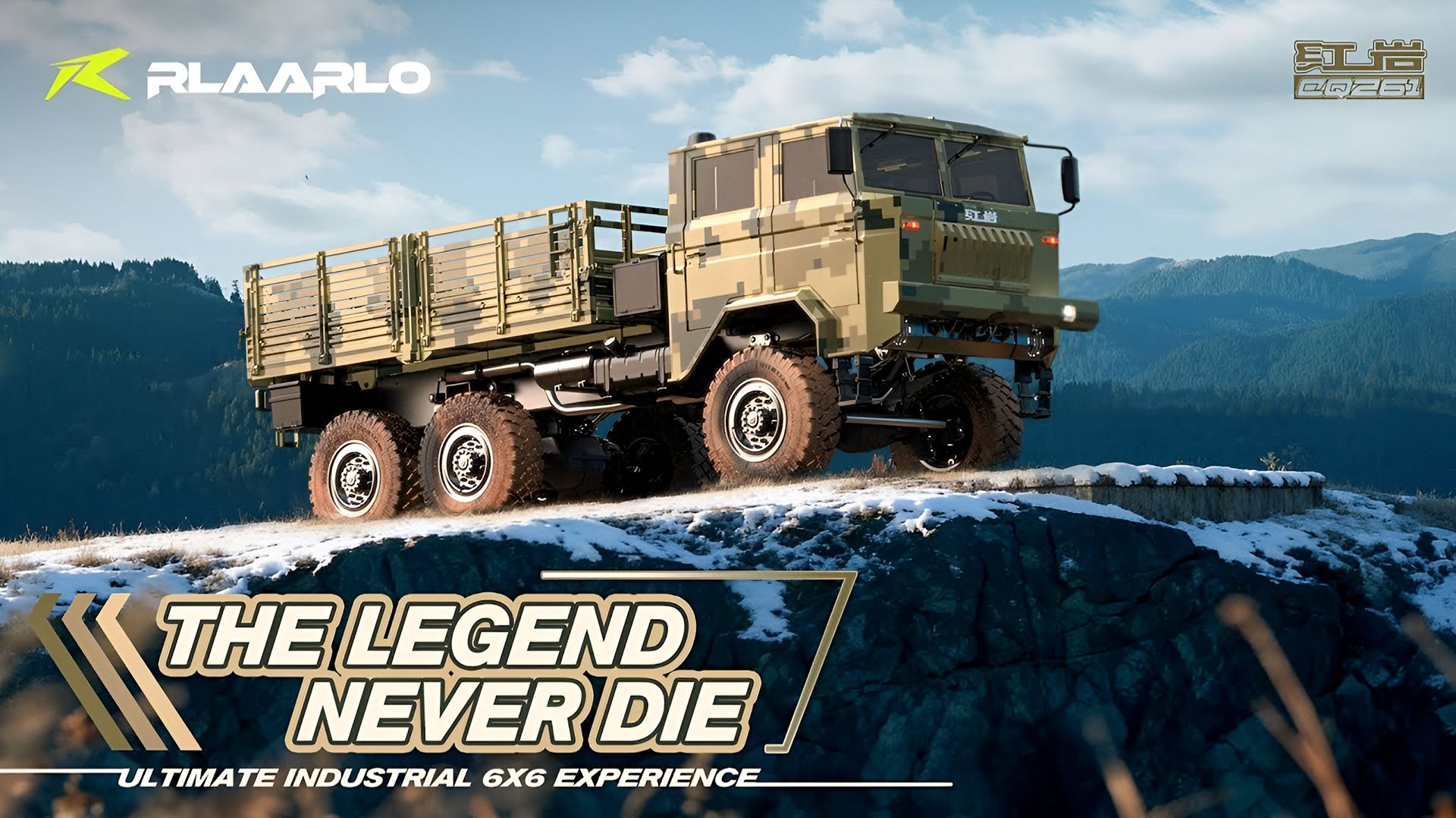 -20°C! Rlaarlo RC Military Trucks HongYan HY6 Test