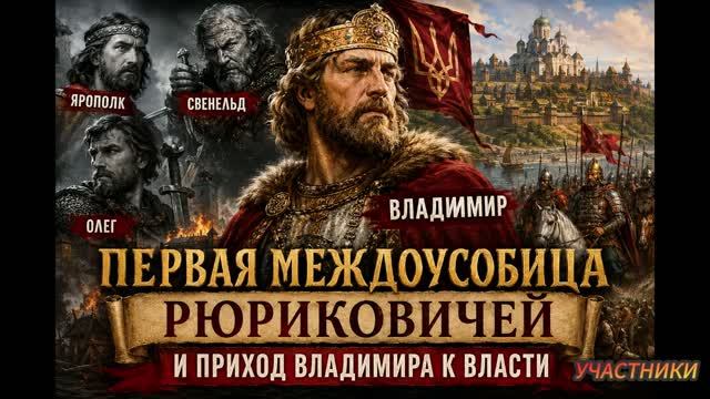 Первая междоусобица Рюриковичей и приход Владимира к власти