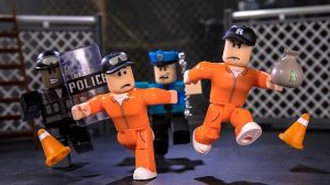 РОБЛОКС ПОЛИЦИЯ и побег из тюрьмы - Даник и Roblox JAILBREAK