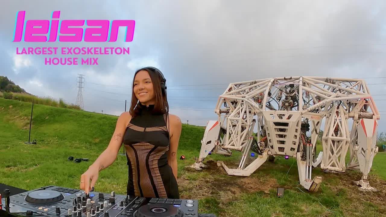 Leisan | Live With World's Largest Exoskeleton,  Los Angeles, Usa  House Dj Mix