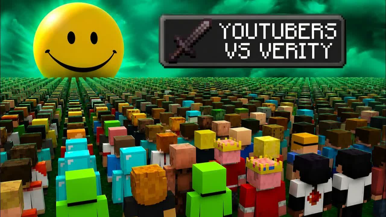 Майнкрафт ютуберы против Верити 🎮