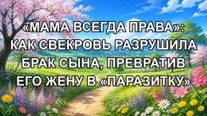 «Мама всегда права»: как свекровь разрушила брак сына, превратив его жену в «паразитку»