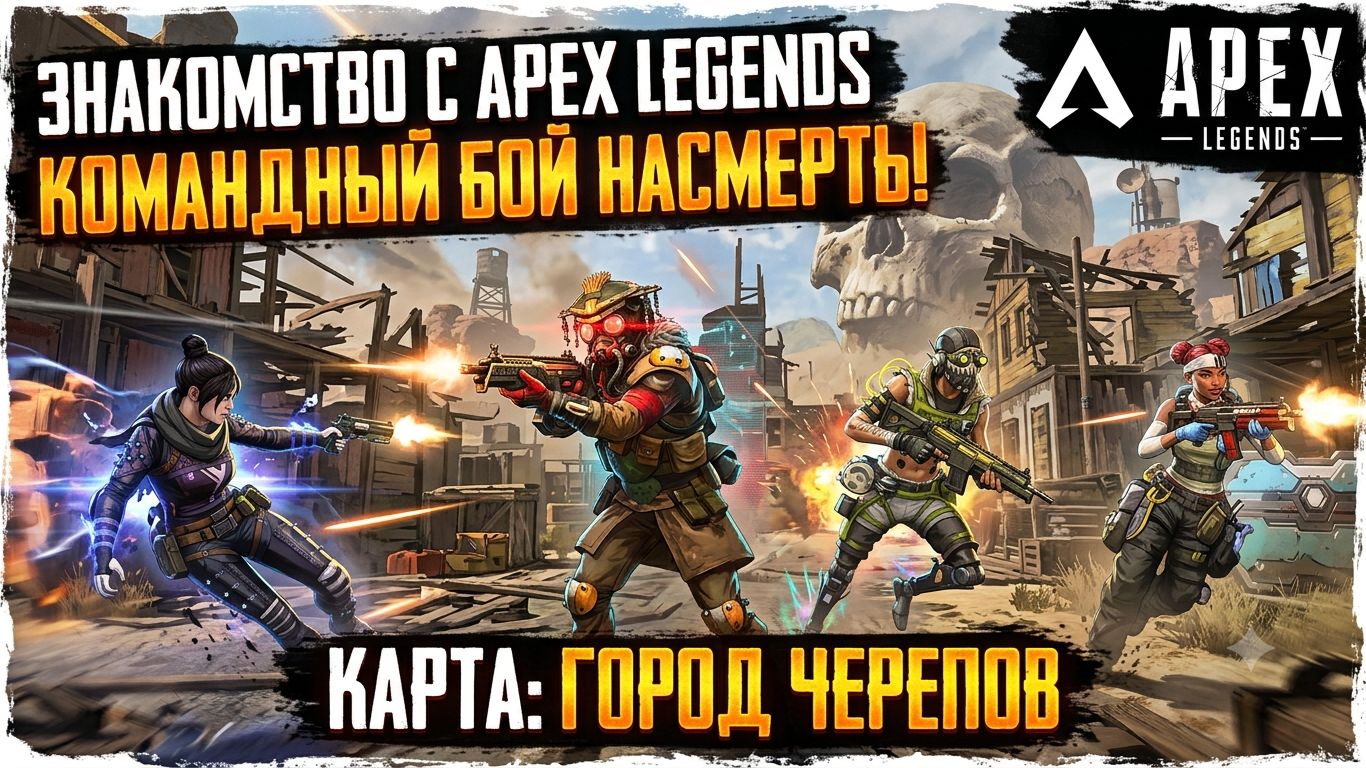 Знакомство с Apex Legends  Командный бой насмерть  Карта Город Черепов
