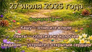 Народные приметы на 27 июля 2026 года