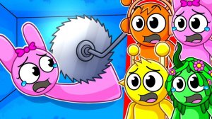 Команда Спрунки реагирует на измельчение ПИНКИ! (Забавная анимация)