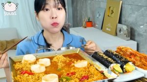 Мукбанг - курица и сырные закуски - вкусный выпуск