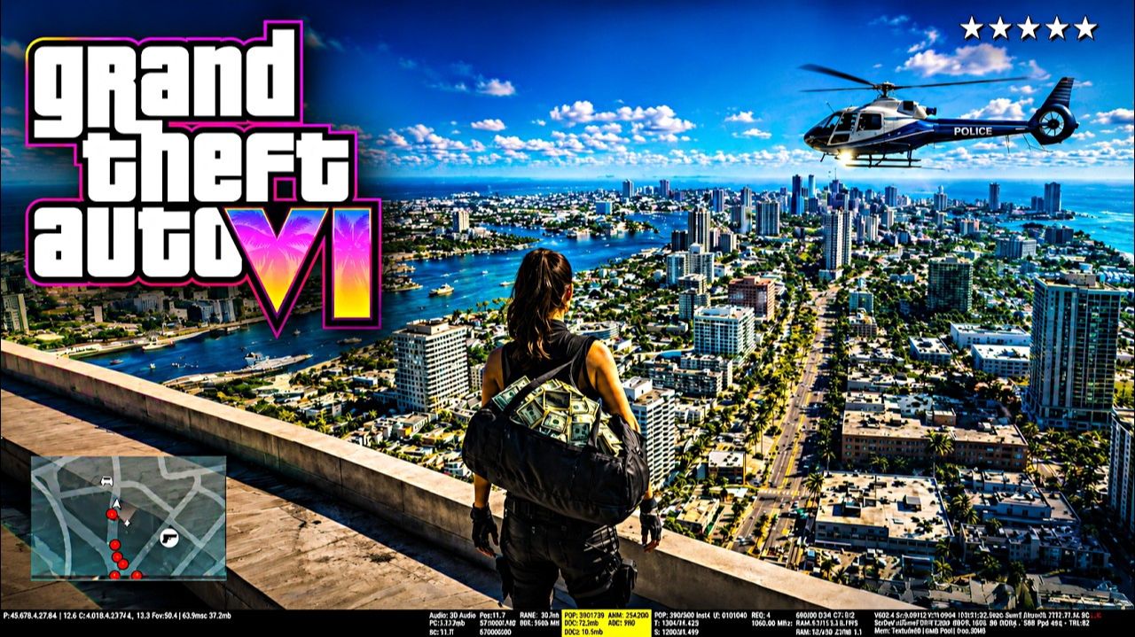 GTA 6: Слив геймплея и ограблений смотреть онлайн