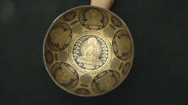 Поющая чаша Бутанская 28,1 см, Ля# 114 Гц, Фа 347 Гц