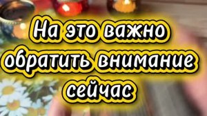 На что важно обратить внимание сейчас 🔆❤️🔥🔮Таро