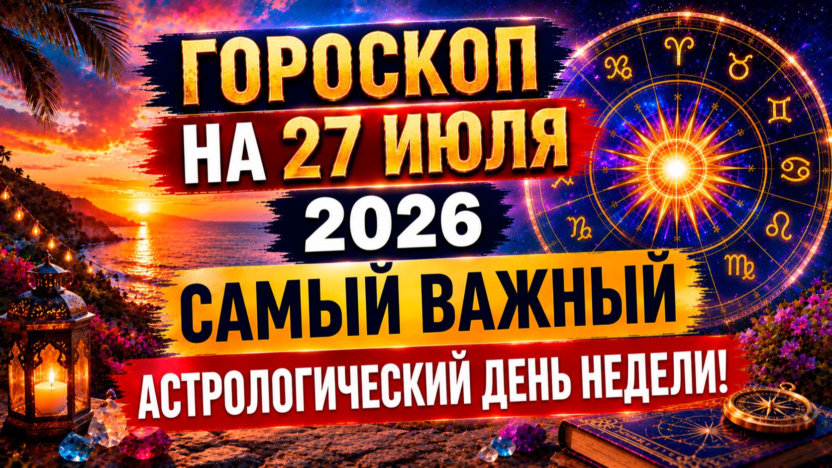 Гороскоп на 27 июля 2026 ✨ Самый важный астрологический день недели! смотреть онлайн