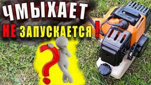 Почему заглох и не запускается бензиновый триммер