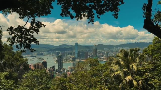 Hong Kong. Victoria Peak. Overview video смотреть онлайн