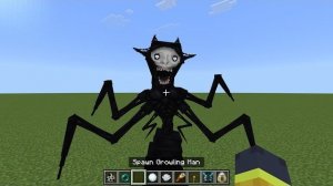 Жуткий аддон «Рычащий человек» в Minecraft PE