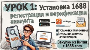 Установка 1688.com и регистрация аккаунта. Урок 1 по закупкам на китайском Alibaba