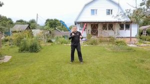 Лёгкая разминка с в мягкими мечами Тямбара