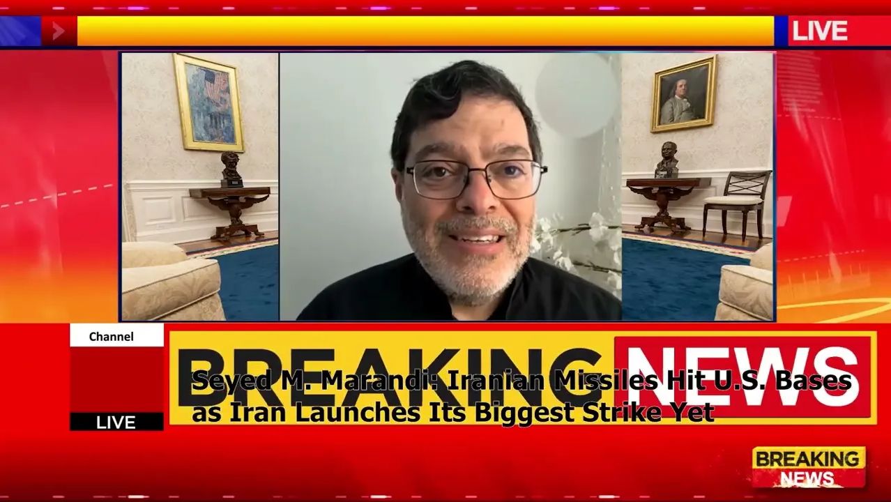 Seyed M. Marandi Iranian Missiles Hit U.S. Bases as Iran Launches Its Biggest Strike Yet смотреть онлайн