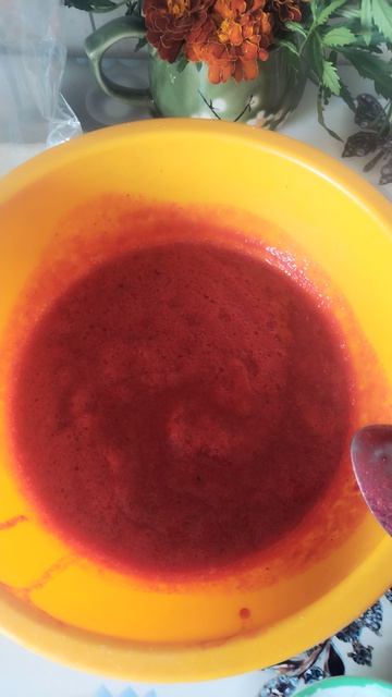 Соус из красной смородины на зиму.