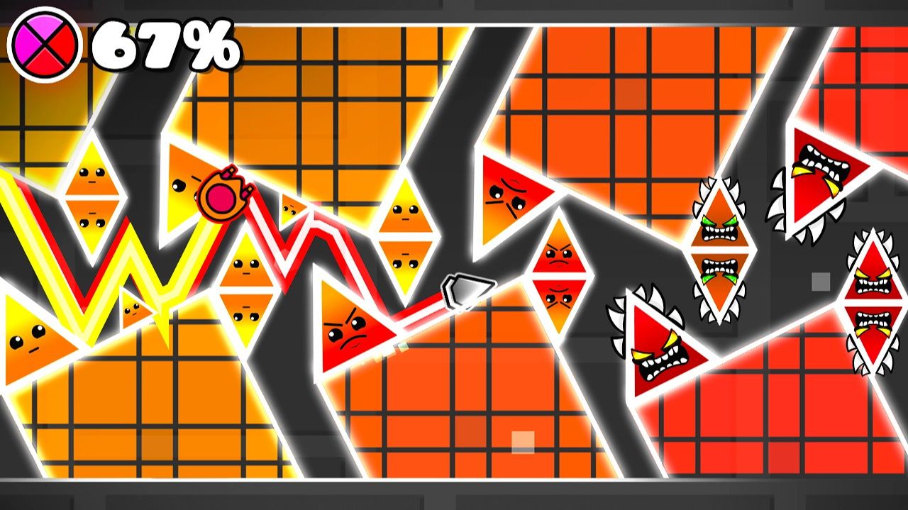 Гонка НА РУЛЕТКЕ ЭКСТРИМ ЧЕЛЛЕНДЖЕЙ в Geometry Dash смотреть онлайн
