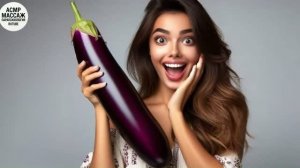 Очаровательная девушка с невероятным баклажаном — не пропустите!