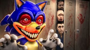 СТРАШНЫЙ СОНИК ИЩЕТ НАС! УГАРНЫЕ ПРЯТКИ В Garry`s Mod