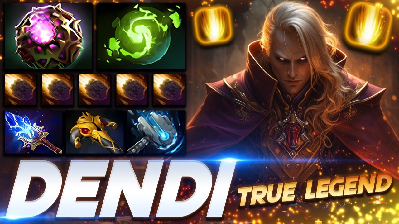 Dendi Invoker - TRUE LEGEND — профессиональный геймплей в Dota 2 [Смотри и учись]