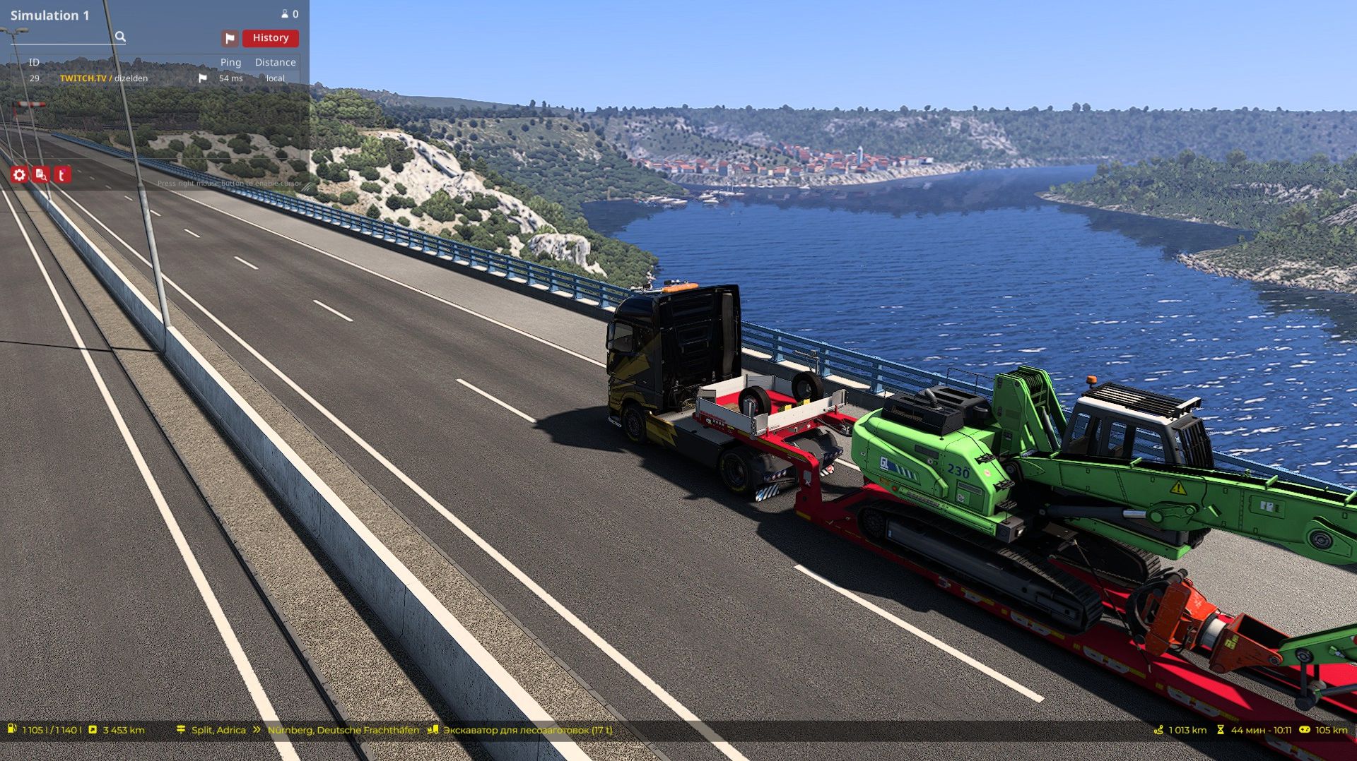 Выполняем Достижения в Trucky | Катаемся - Общаемся | ETS2 1.60 TMP смотреть онлайн