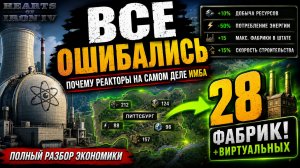 Гражданские ядерные реакторы в Hearts of Iron IV — полный разбор экономики и окупаемости