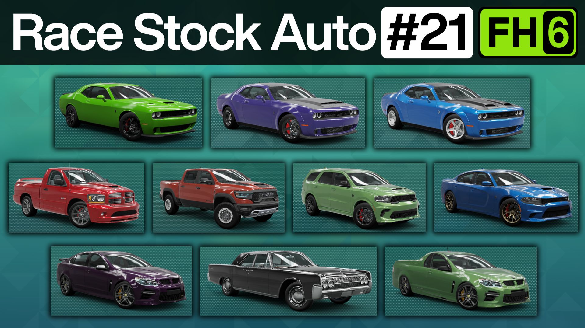 Forza Horizon 6 - Race Stock Auto #21