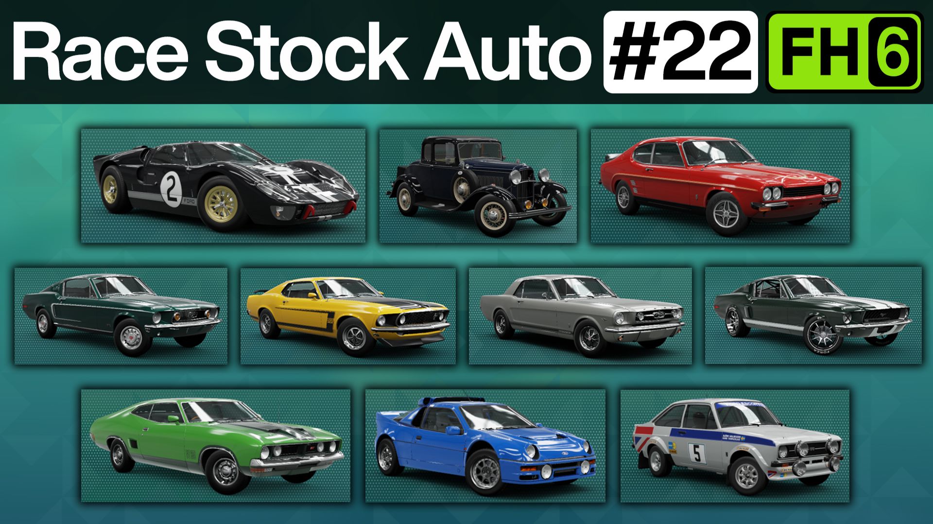 Forza Horizon 6 - Race Stock Auto #22