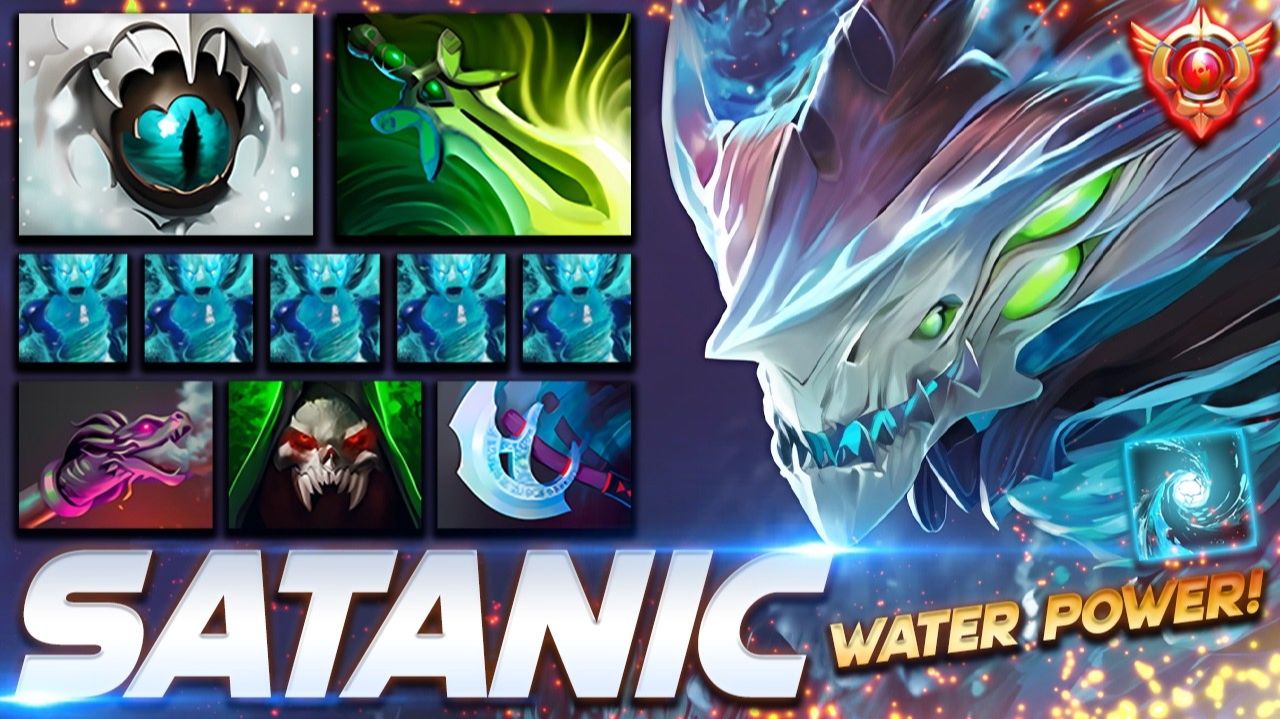 Satanic Morphling - WATER POWER! — профессиональный геймплей в Dota 2 [Смотри и учись]