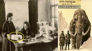 В архиве Томска обнаружили фотографию 1583 года с казаками и мамонтов в Сибири