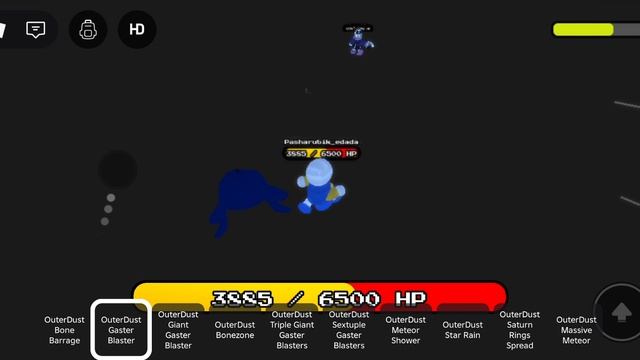 Outerdust sans vs insanity sans/ Average roblox Undertale game смотреть онлайн