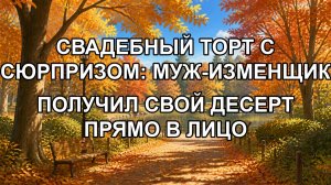 Свадебный торт с сюрпризом: муж-изменщик получил свой десерт прямо в лицо