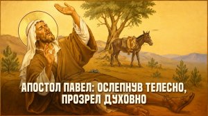 Апостол Павел: Ослепнув телесно, прозрел духовно