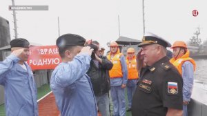 Подводники Тихоокеанского флота вернулись во Владивосток после длительного похода