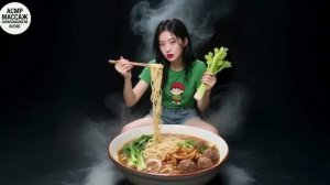 🔥 Вкусные моменты: девушка с горячим блюдом и самой большой тарелкой! 🍲