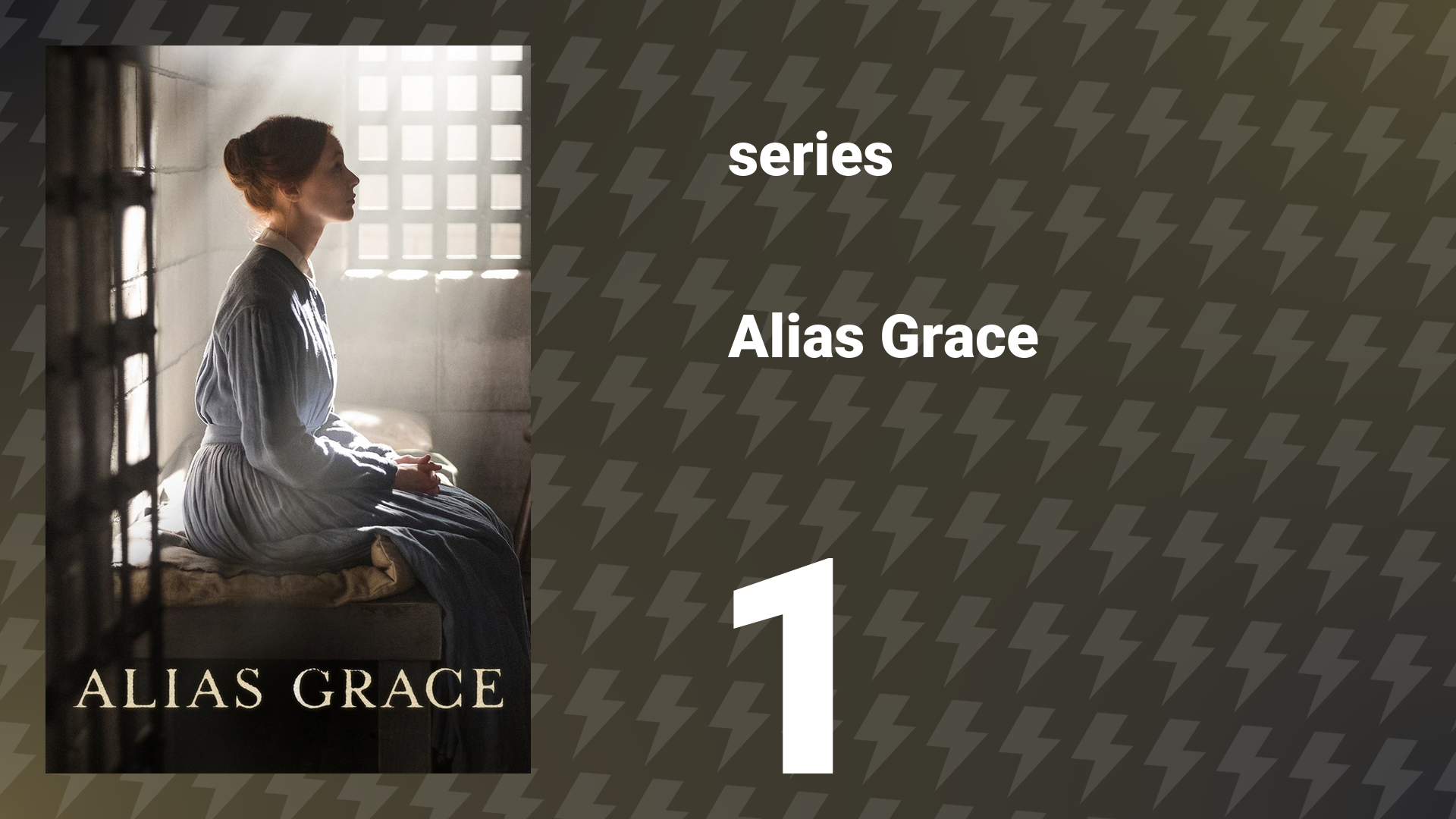 Alias Grace episode 1 (series, 2017) смотреть онлайн