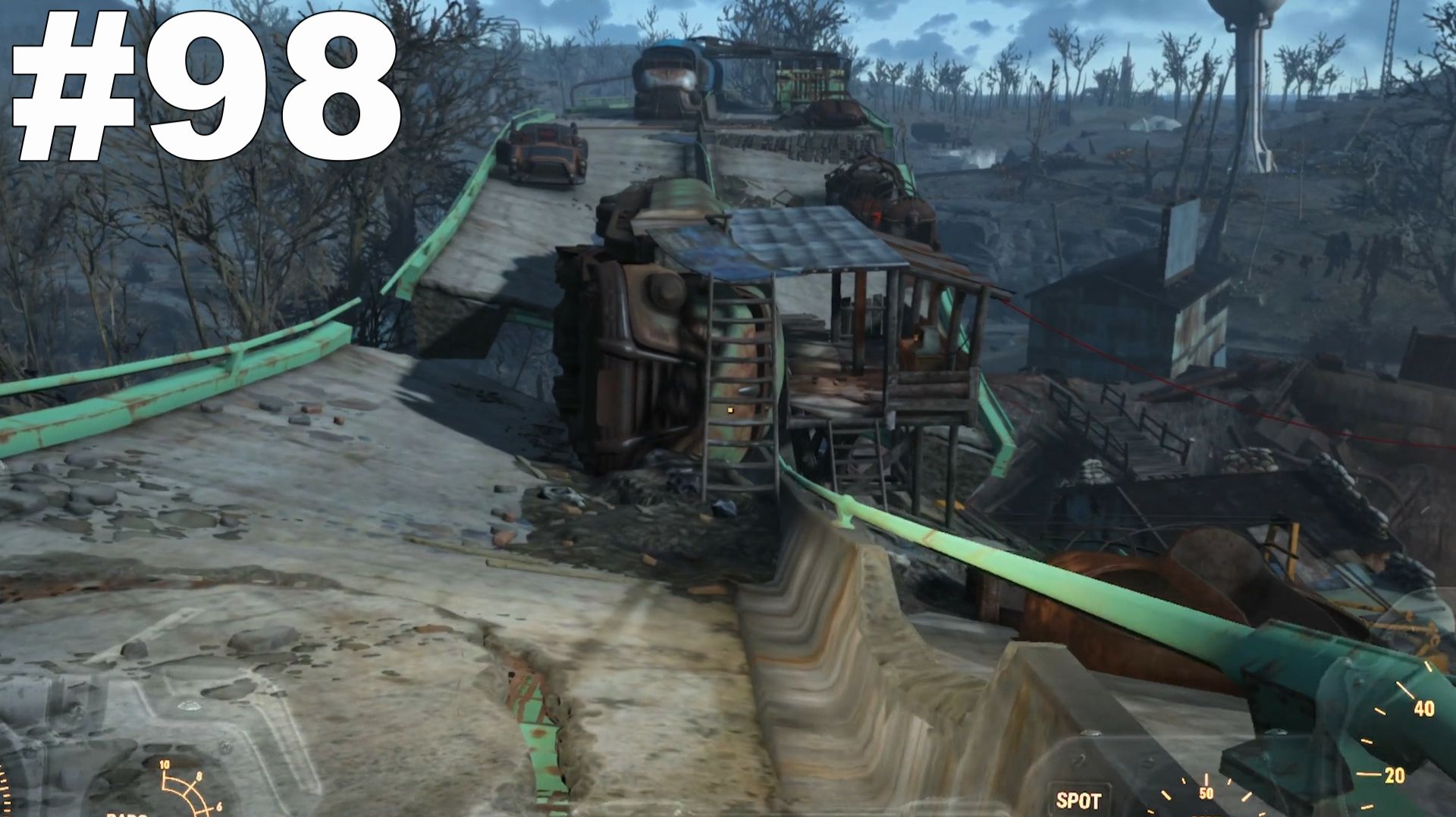 ▶Fallout 4. Бостонское кладбище старых автомобилей: Абигайль Финч нуждается в помощи(Финал). #98 смотреть онлайн