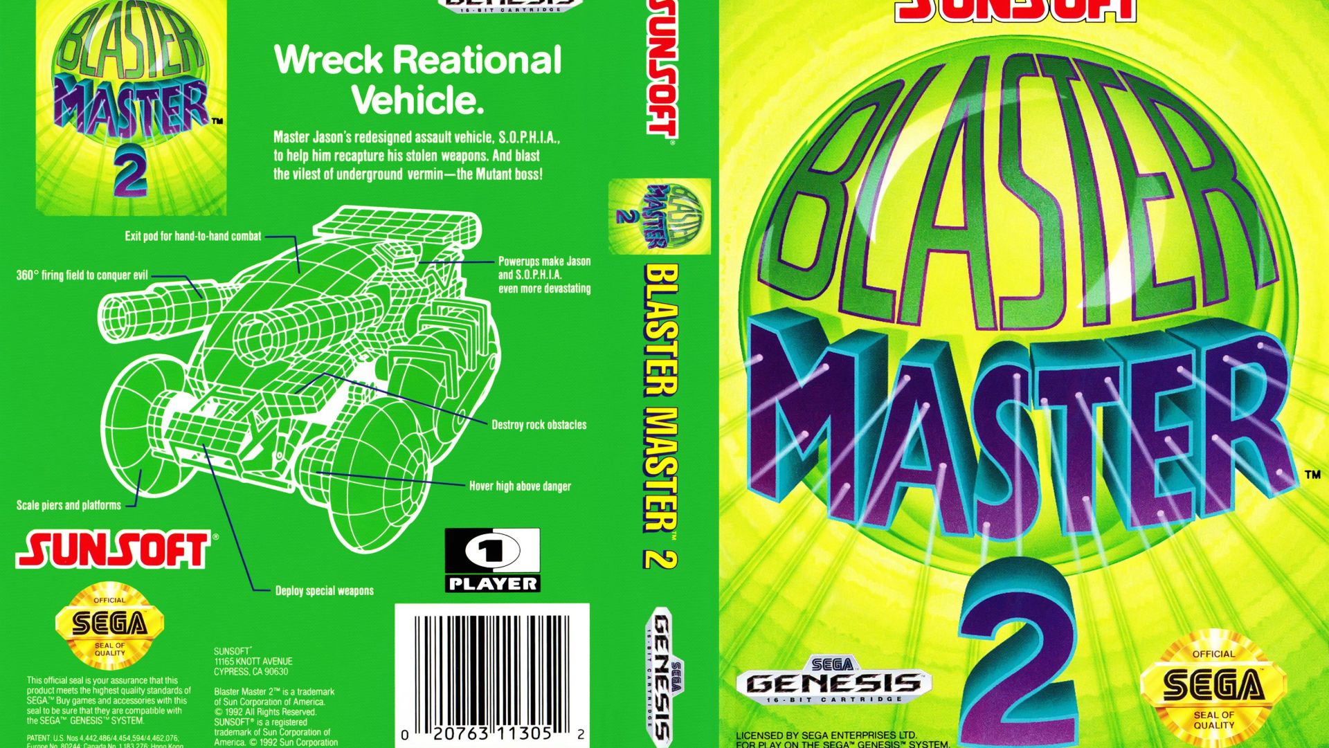 Blaster Master 2 (Genesis) смотреть онлайн