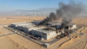 А это дата-центр американской корпорации «Amazon» в Бахрейне, там где размещено куча серверов для ИИ