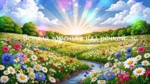 Встала зоренька над речкой... ВИДЕО ПЕСНЯ В ДУШУ