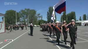 Моряки Каспийской флотилии отмечают День военно-морского флота