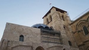 По благословению Патриарха Иерусалимского начато строительство купола на церковью Жен мироносиц