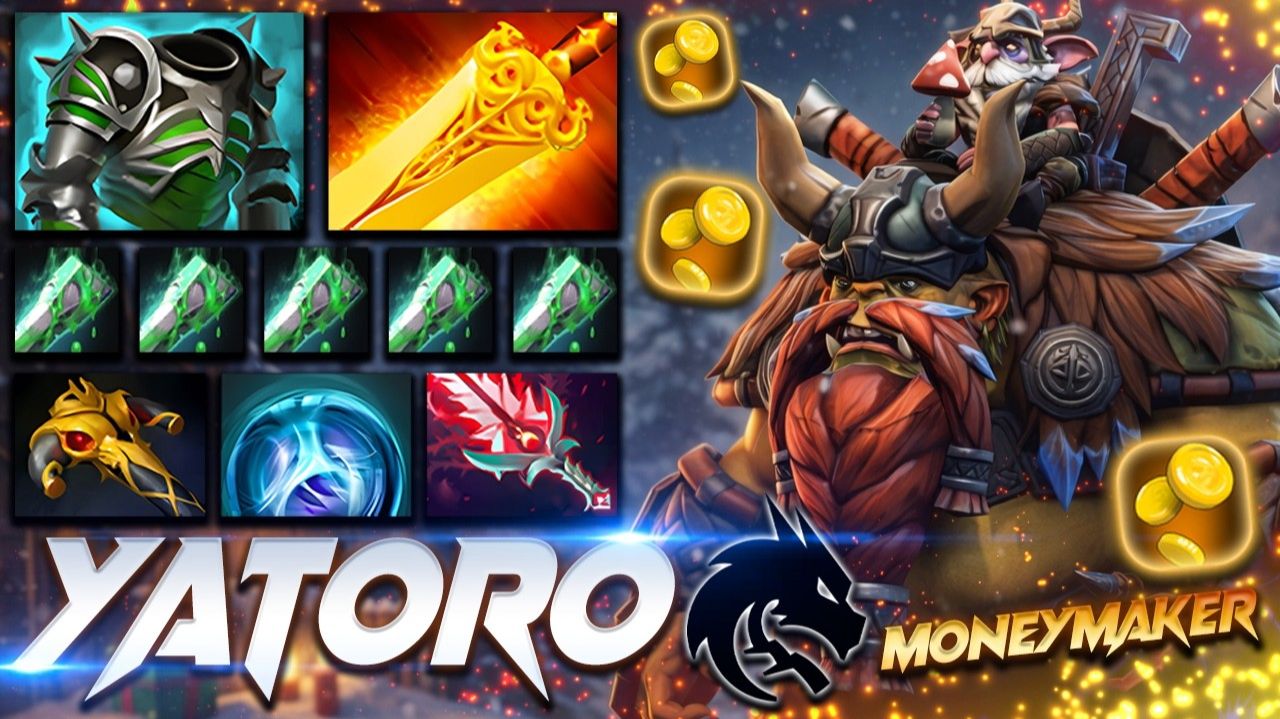 Yatoro Alchemist - MONEYMAKER — профессиональный геймплей в Dota 2 [Смотри и учись]