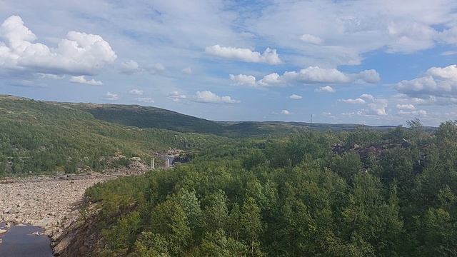 Дамба по пути из Мурманска в Териберку (26.07.2026)
