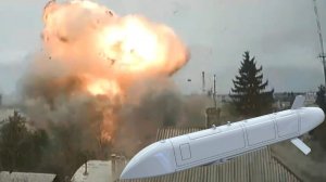 БПЛА Иноходец России атакует ракетой Бандероль пункт ВСУ