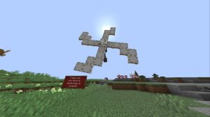 Гайд как сделать ветряную мельницу в моде Create minecraft