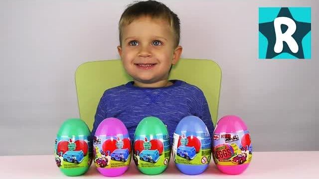 ★ Яйца с Сюрпризом Машинки Fresh Metal MAISTO Surprise eggs cars unboxing смотреть онлайн