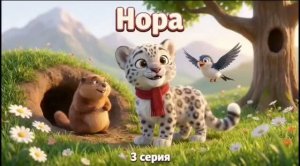 Нора — Серия 3 🌸 | Спокойный мультик для малышей
