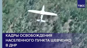 Кадры освобождения населенного пункта Шевченко в ДНР